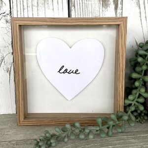 💙 Mainstays Heart Love Tier Tray Decor Frame Wall Accent NWT